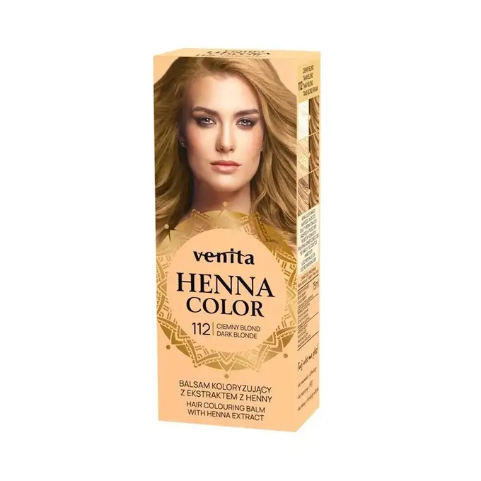Venita balsam kolor.do wł. ziołowy z henny 112 ciemny blond 75ml.@@