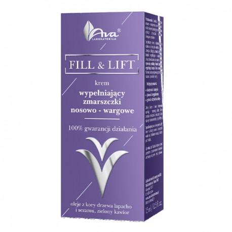 Ava fill&lift krem wypełn.zmarszcz.nosowo wargowe   30ml.25i