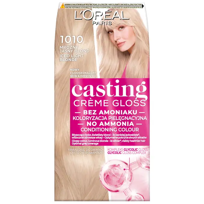 Casting szampon koloryzujący do włosów 1010 jasny lodowy blond