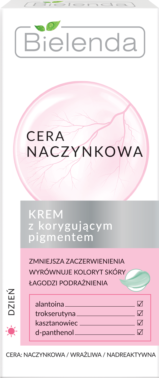BIELENDA KREM CERA NACZYNKOWA Z KOR.PIGMENTEM N/DZIEŃ 50ML. - obrazek 2