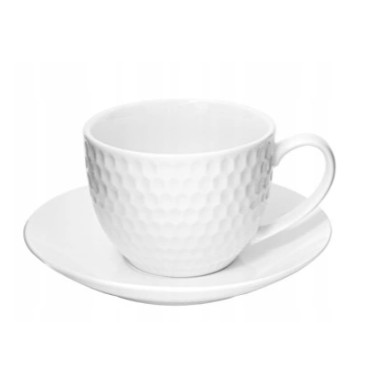 Filiżanka 6+6 białe