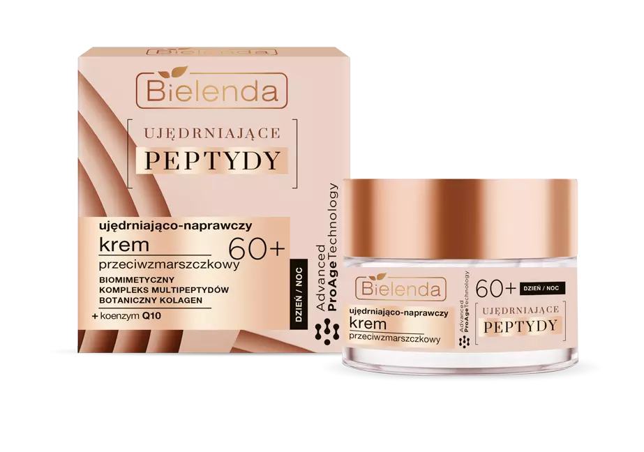 BIELENDA KREM  UJĘDRN.PEPTYDY  60+  DZIEŃ/NOC    50ML.