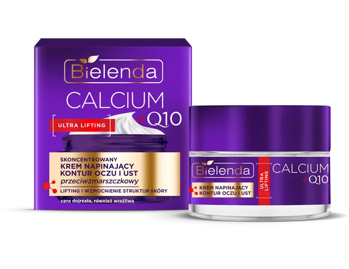 BIELENDA KREM CALCIUM+Q10  NAPINAJĄCY KONTUR OCZU I UST    15ML.