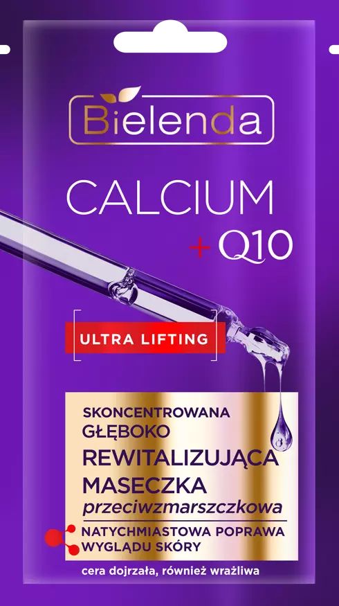 BIELENDA MASECZKA SASZETKA CALCIUM+Q10 REWITALIZUJĄCA   8G.