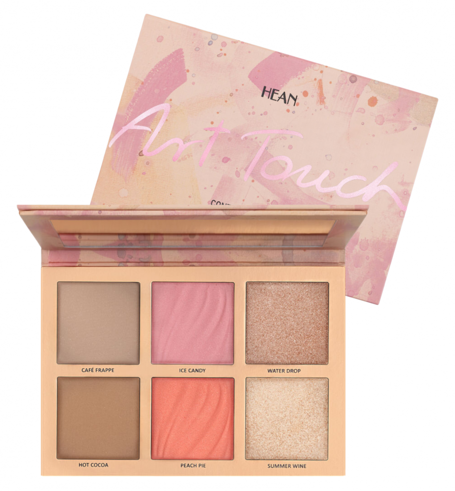 HEAN Paleta do konturowania twarzy Art Touch 6 odcieni 25 g