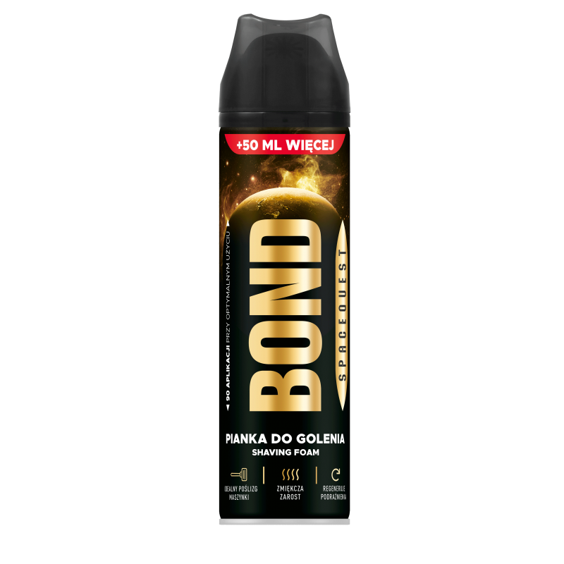 Bond pianka do golenia spacequest twardy zarost  200ml.