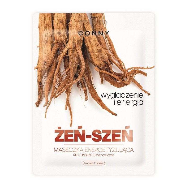 Conny maseczka w płacie żeń-szeń energetyzująca    23ml.23ii