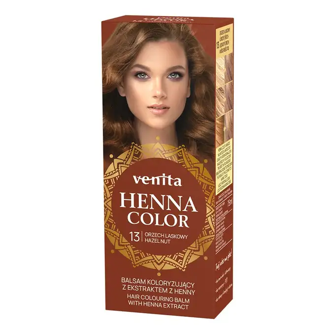 VENITA BALSAM KOLOR.DO WŁ. ZIOŁOWY Z HENNY 013 ORZECH LASKOWY  75ML.@@