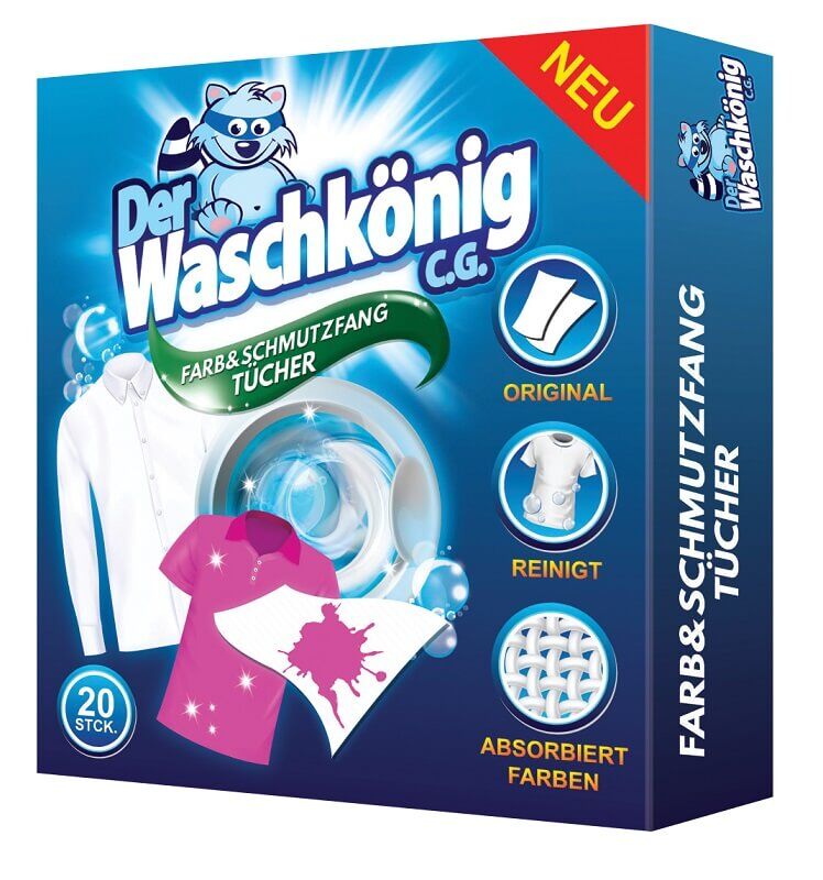 WASCHKONIG CHUSTECZKI WYŁAPUJĄCE KOLOR I BRUD 20SZT