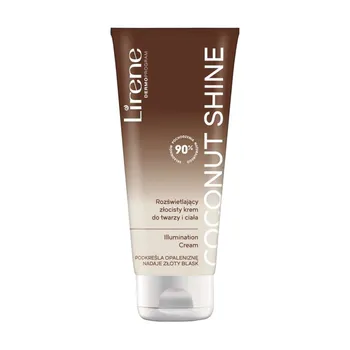 LIRENE krem do twarzy I ciała rozświetl. brązujący coconut shine 150ml. 25ii - obrazek 4
