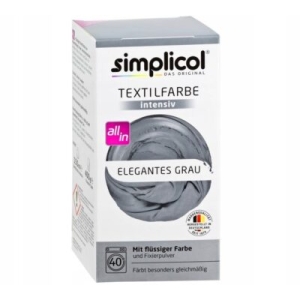 SIMPLICOL trwała farba do tkanin - szary