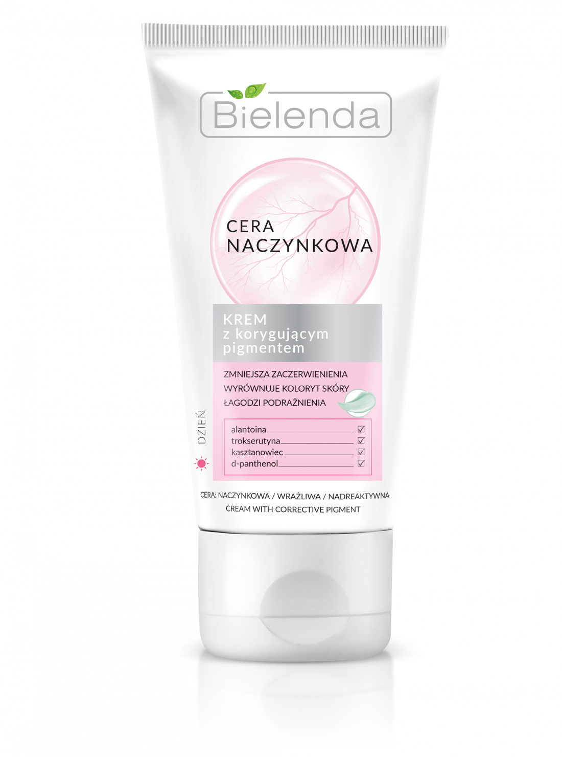 BIELENDA KREM CERA NACZYNKOWA Z KOR.PIGMENTEM N/DZIEŃ 50ML. - obrazek 3