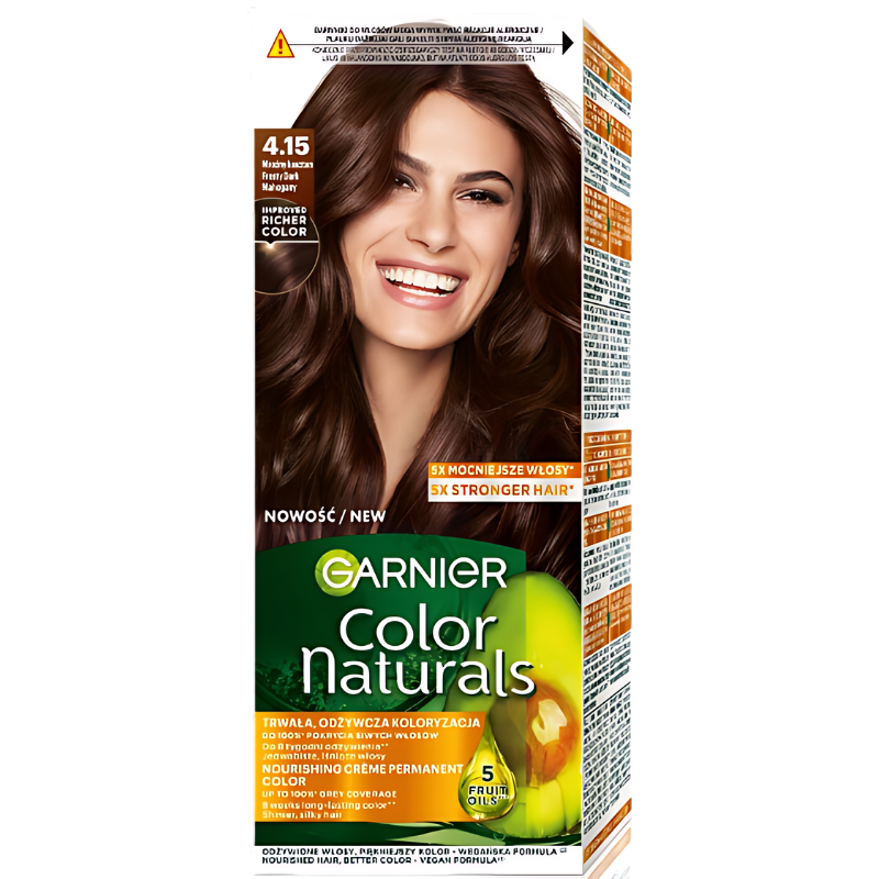 Color naturals farba do włosów 4,15 mroźny kasztan