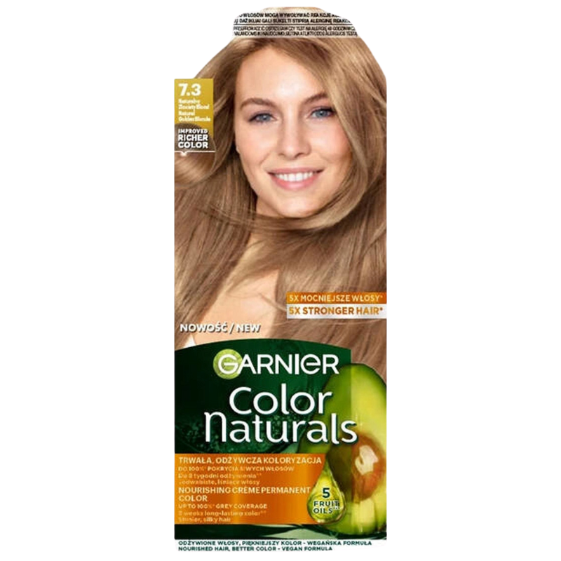 Color naturals farba do włosów 7,3 naturalny złocisty blond