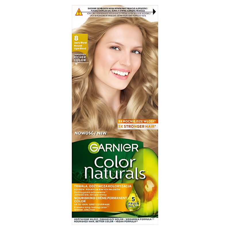 Color naturals farba do włosów 8 jasny blond
