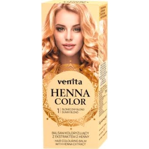 Venita balsam kolor.do wł. ziołowy z henny 001 słoneczny blond 75ml.@@