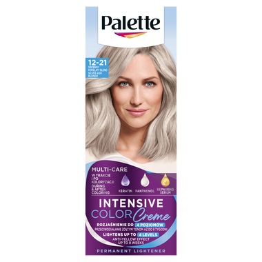 Palette farba do włosów srebrny popielaty blond 12-21