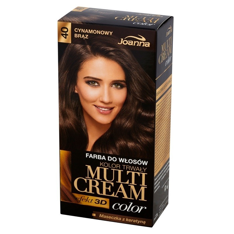 Joanna multi 3d farba do włosów 40 cynamonowy brąz