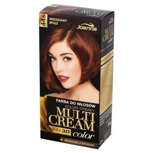 Joanna multi 3d farba do włosów 44.5 miedziany brąz