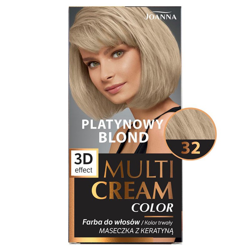 Joanna multi 3d farba do włosów 32 platynowy blond