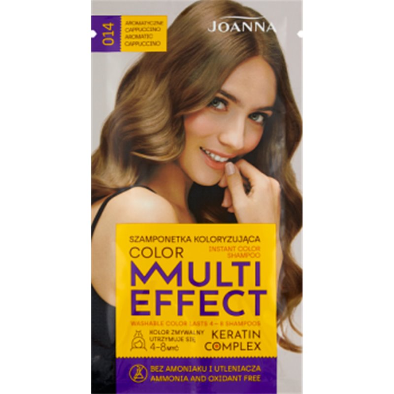 Joanna multi effect szamponetka kolor 14 aromatyczne cappuccino 35g@@