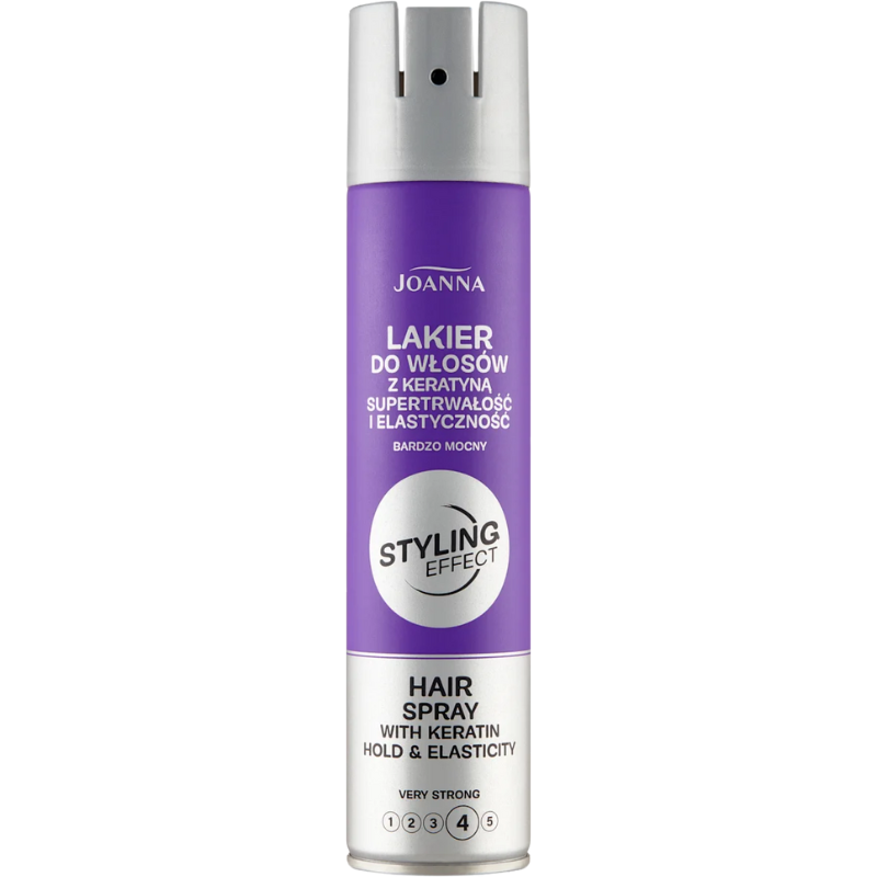 Joanna lakier do wł. styling strong hold &elasticity  "5"  250ml..25ii