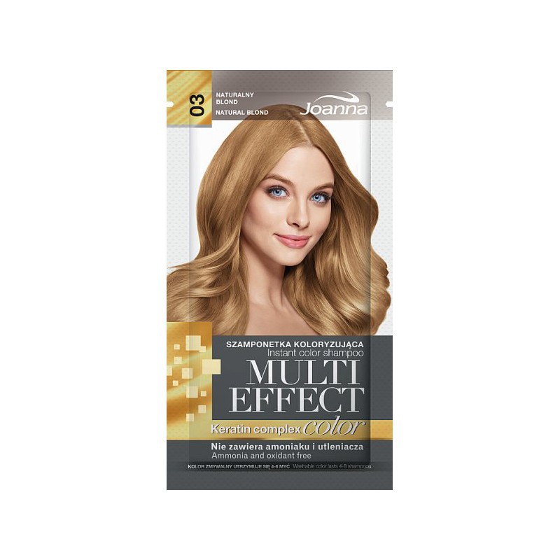 Joanna multi effect szamponetka kolor 03 naturalny blond 35g@@