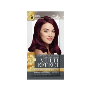 Joanna multi effect szamponetka kolor 07 głęboki burgund 35g@@