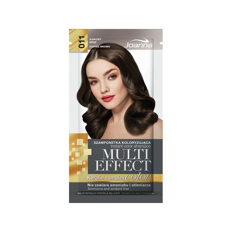Joanna multi effect szamponetka kolor 11 kawowy braz 35g@@