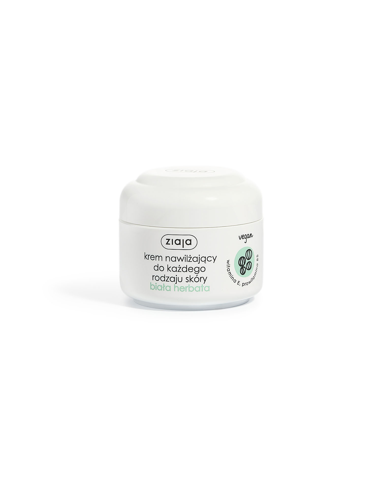 ZIAJA KREM BIAŁA HERBATA NAWILŻAJĄCY    50ML.