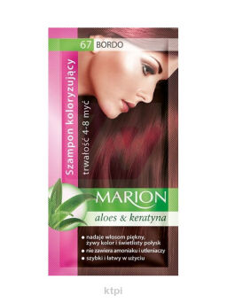 Marion szampon kolor.saszetka 67 bordo