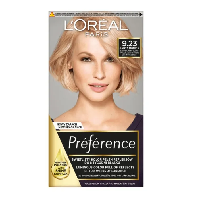 Recital preference farba do włosów 9,23 b.j.blond opaliz.-złocisty