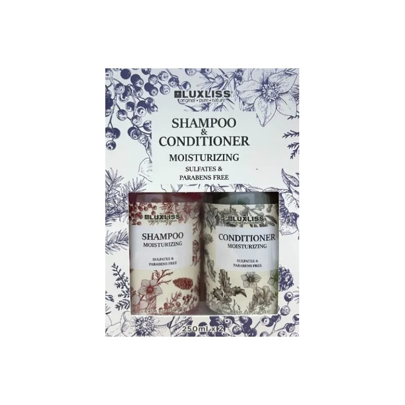 Beaver luxliss zestaw (odżywka+szampon)   2x250ml