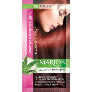 Marion szampon kolor.Saszetka 96 mahoń