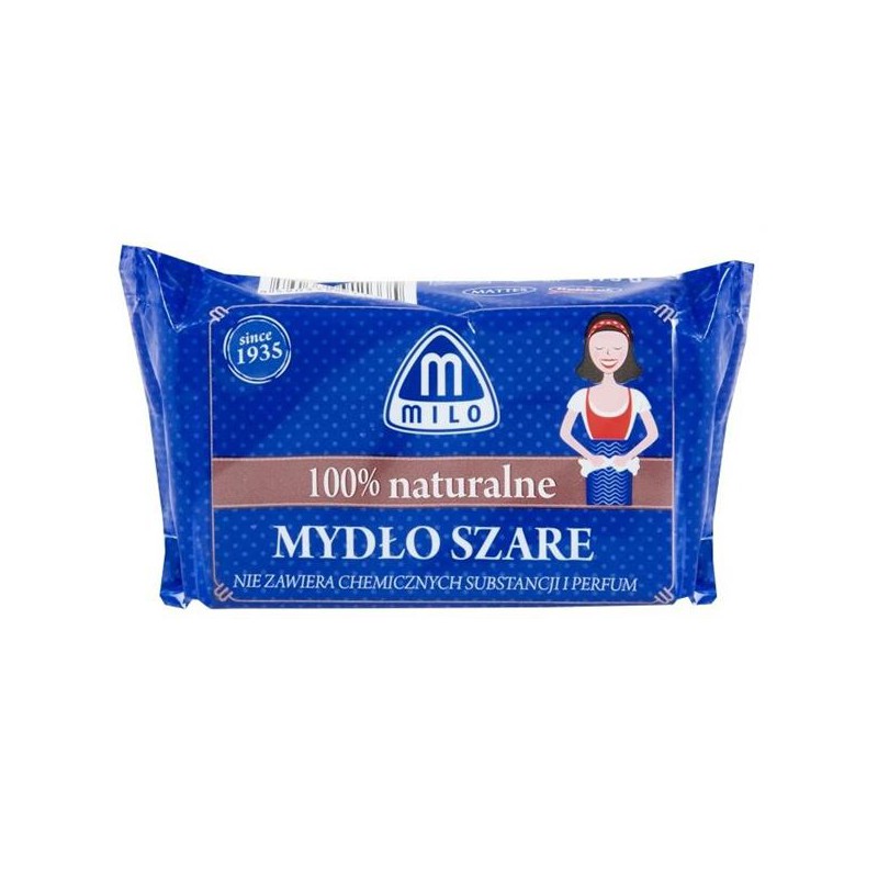 MILO mydło szare 100% naturalne 175g
