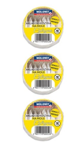 Molan wkład do koszyka na mole cytryna