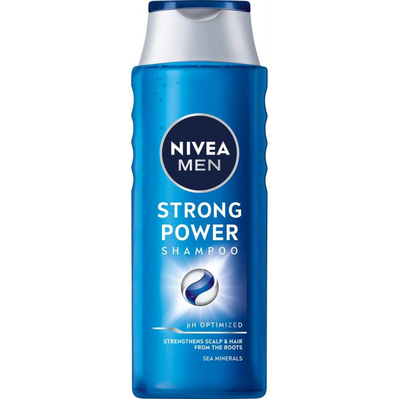Nivea szampon do wł. męski power 400ml.