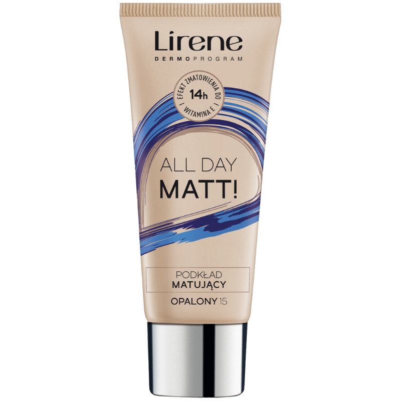 LIRENE podkład matujący tuba 30ml 15 opalony