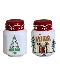 Pieprzniczka i solniczka - ręcznie malowane