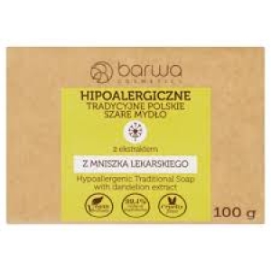 Barwa mydło hipoalergiczne szare z mniszkiem lekars.   100g.
