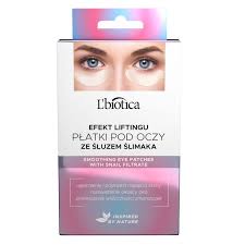 L'biotica plastry pod oczy ze śluzem ślimaka lifting 3szt.