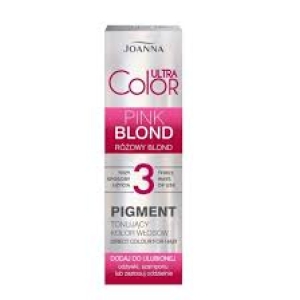 Joanna pigment do wł. ultra color pink blond różowy 100g.