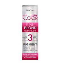 Joanna pigment do wł. ultra color pink blond różowy 100g.