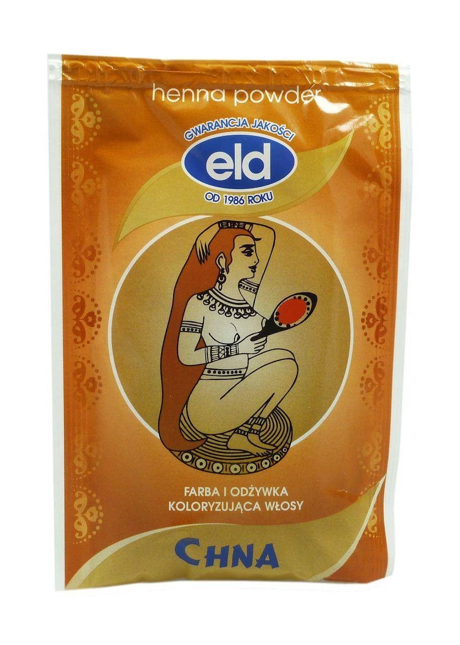 Eld farba do włosów w proszku chna,dzika śliwka