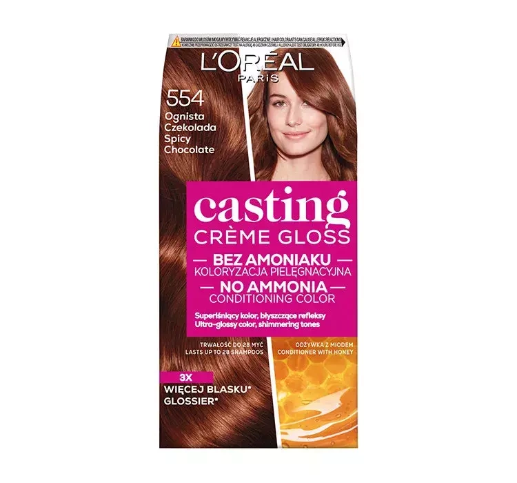 Casting szampon koloryzujący do włosów 554 ognista czekolada
