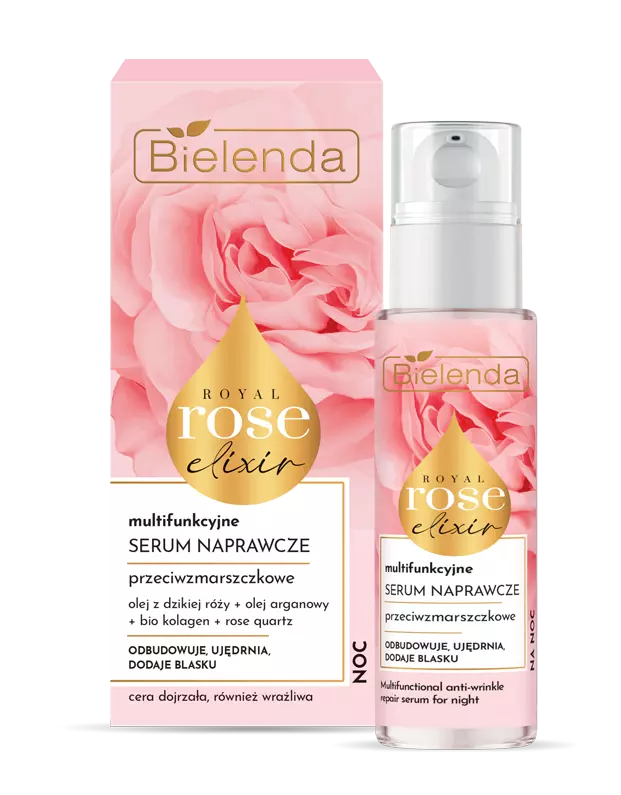 BIELENDA ROYAL ROSE SERUM NAPRAWCZE PRZECIWZMARSZCZKOWE NOC  30ML.