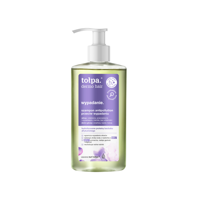 Tołpa wypadanie. szampon przeciw wypadaniu antipollution 250ml.