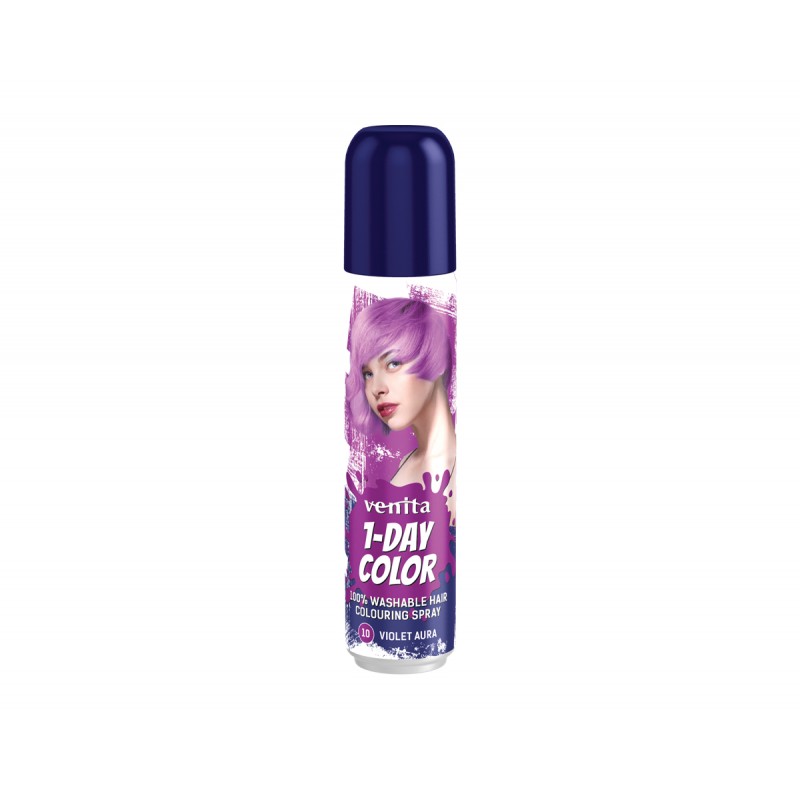 Venita spray do wł.koloryzujący 1-day color 10 fiolet.aura  50ml.