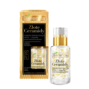 BIELENDA ZŁOTE CERAMIDY SERUM-AMPUŁKA P/ZMARSZCZKOWE   15ML.