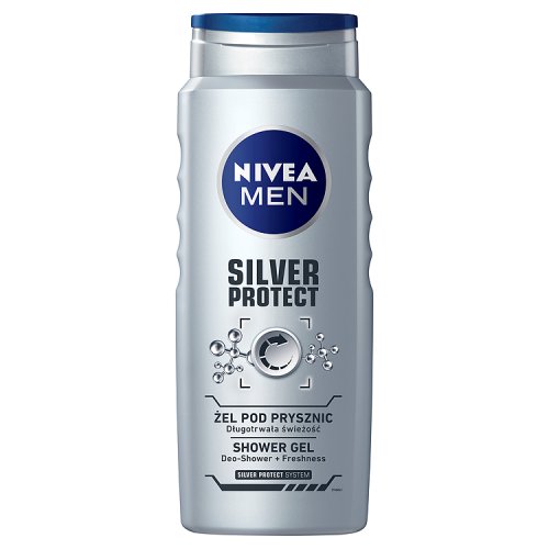 Nivea żel pod prysznic men silver protect 500ml.